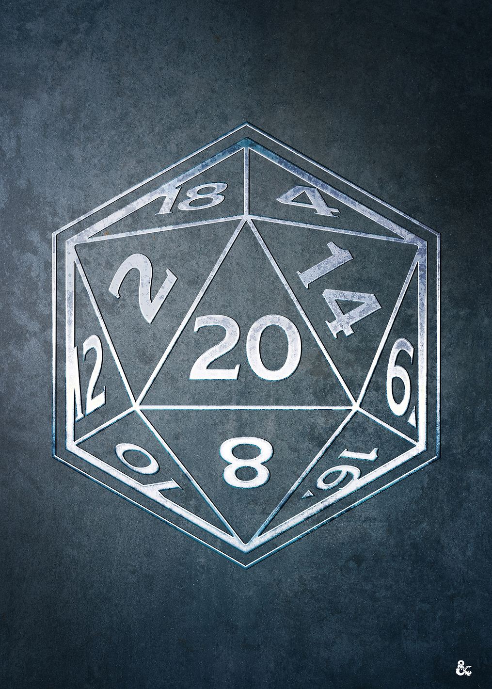 Silver 20 Die: постер из коллекции Dungeons And Dragons