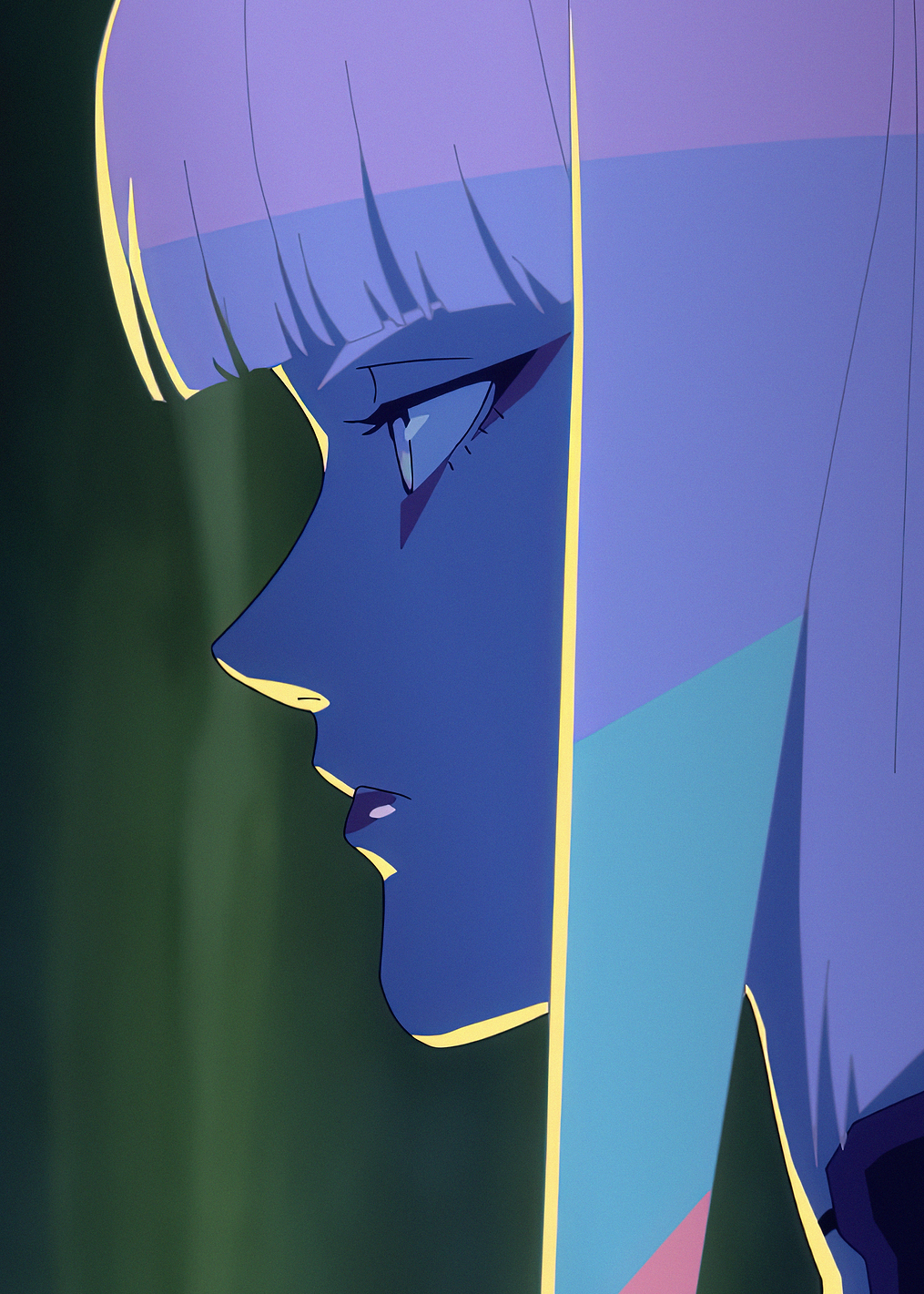 Lucy Side Portrait: постер из коллекции Cyberpunk 2077