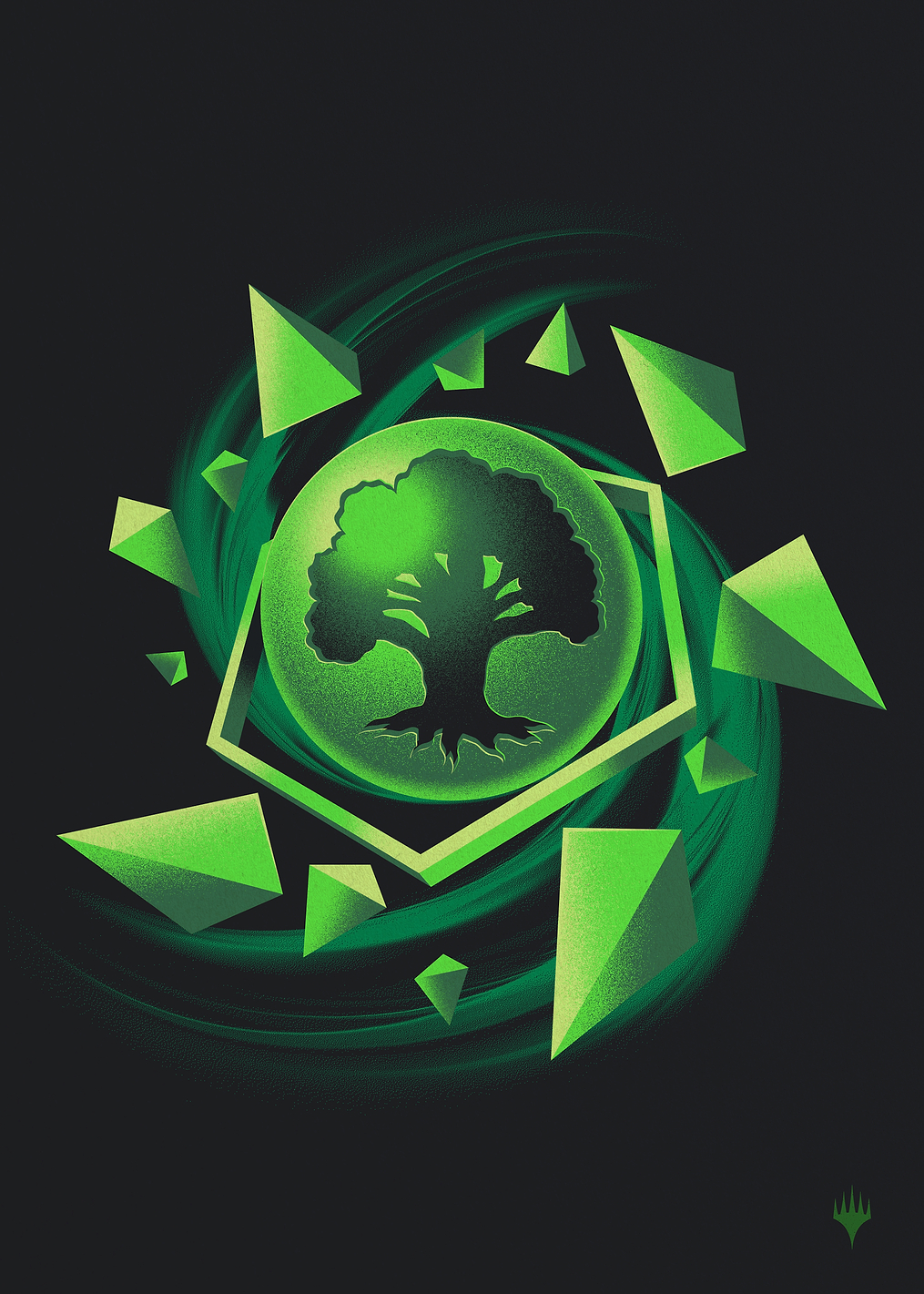 Dark Forest: постер из коллекции Magic: The Gathering