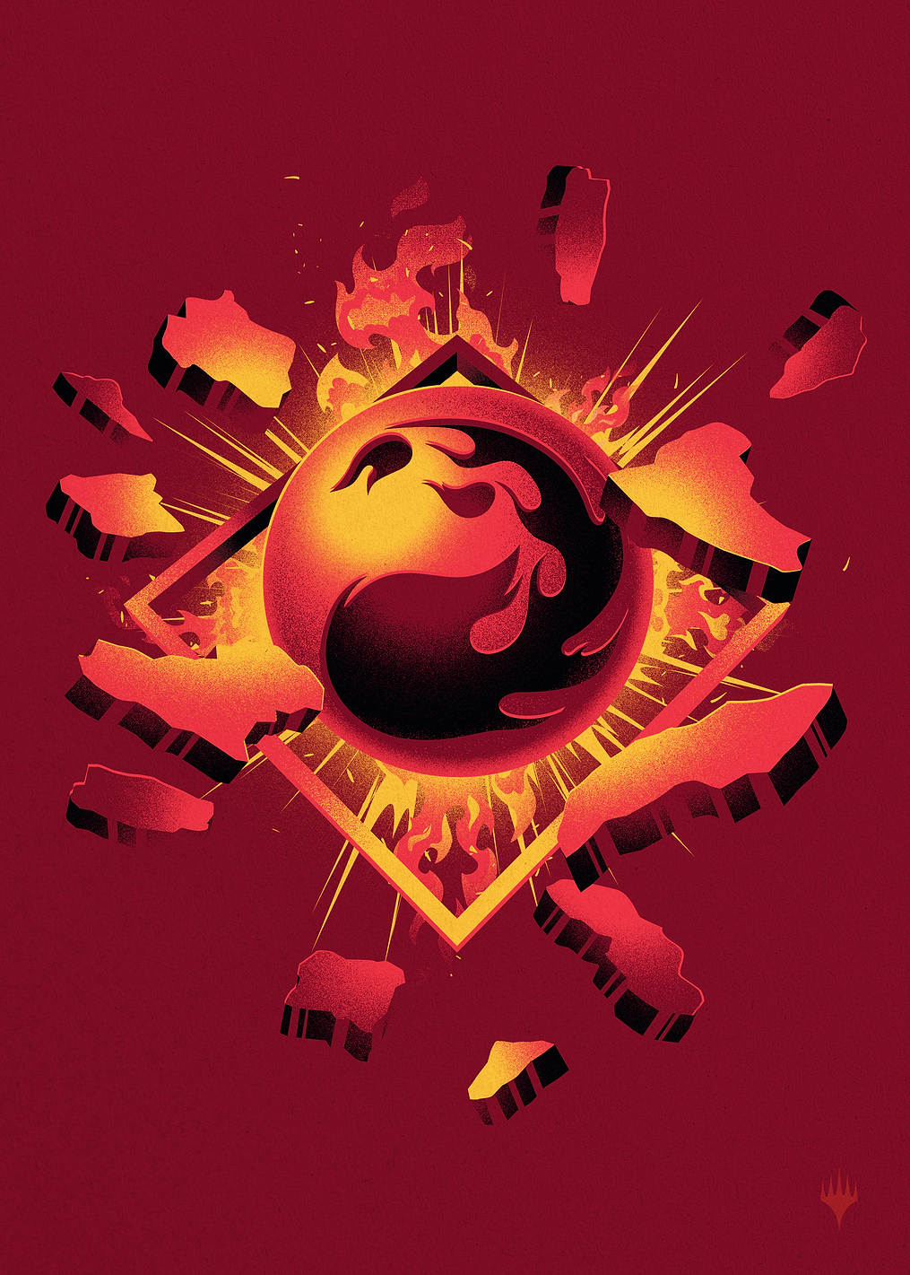 Red Mountain: постер из коллекции Magic: The Gathering