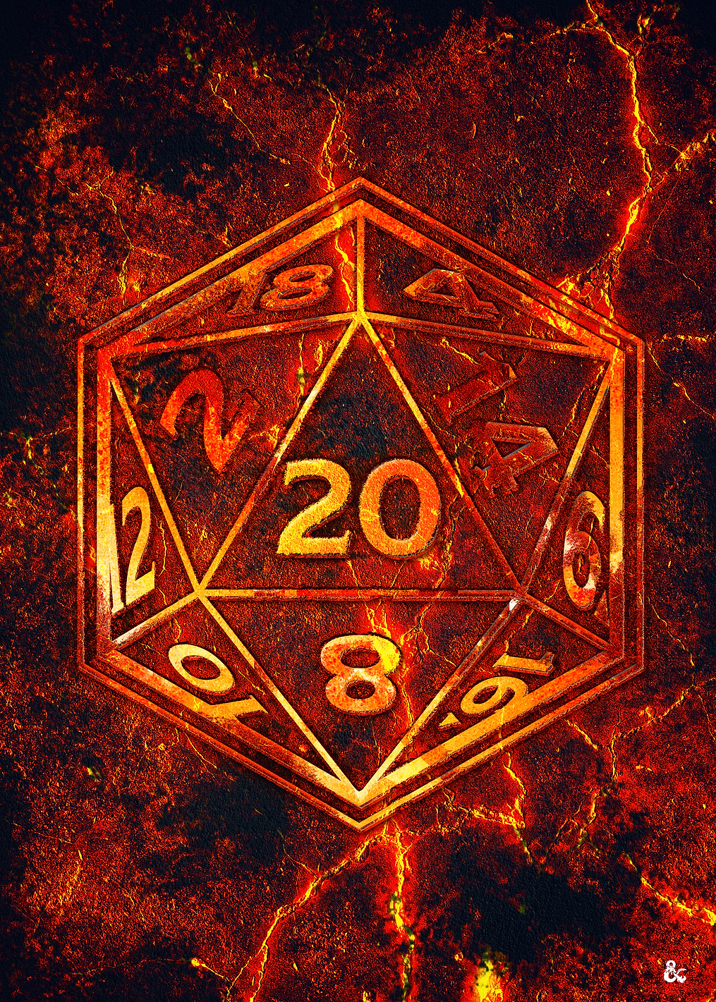 Fire Die: постер из коллекции Dungeons And Dragons