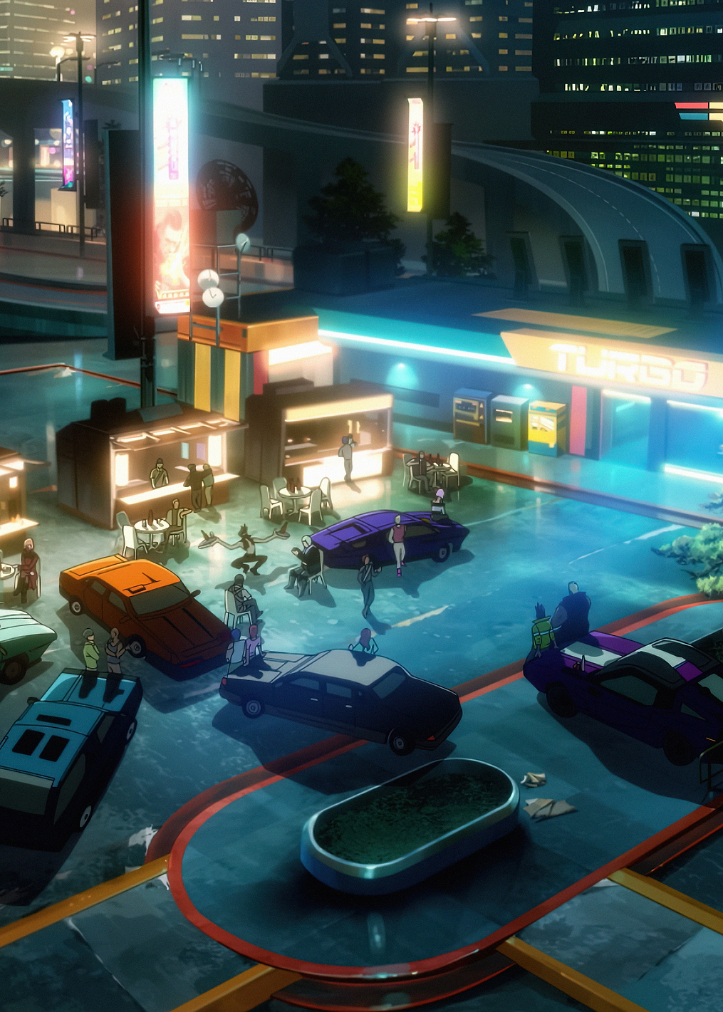 Night City: постер из коллекции Cyberpunk 2077