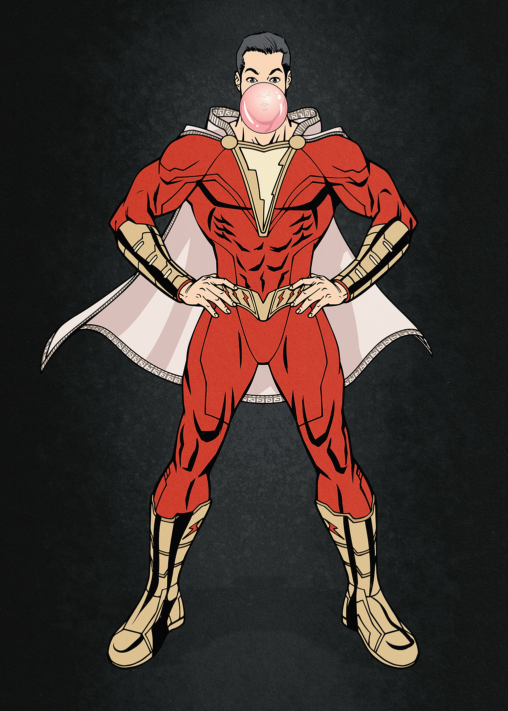 Shazam! bubble gum: постер из коллекции DC Comics