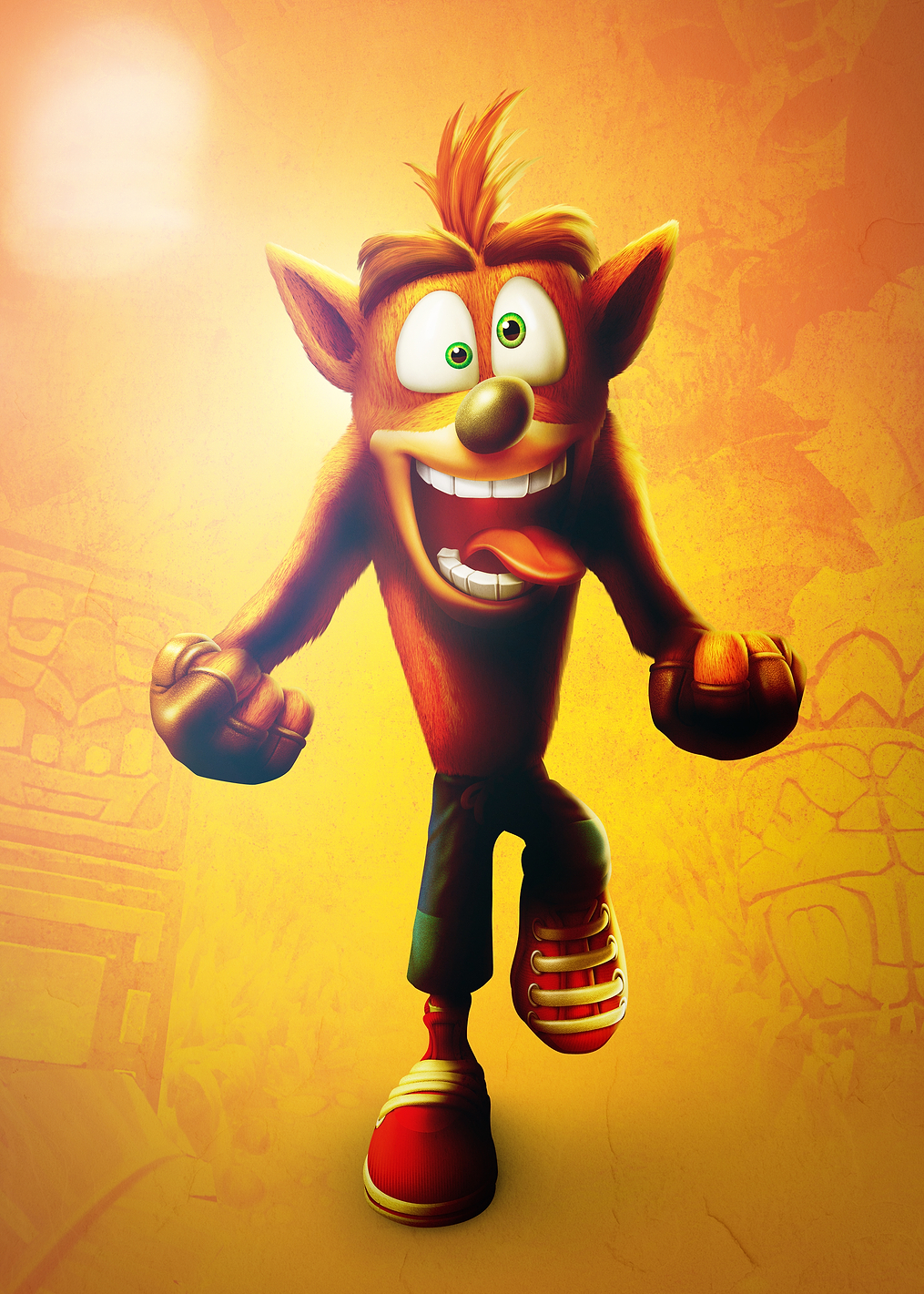 Crash Jumping: постер из коллекции Crash Bandicoot