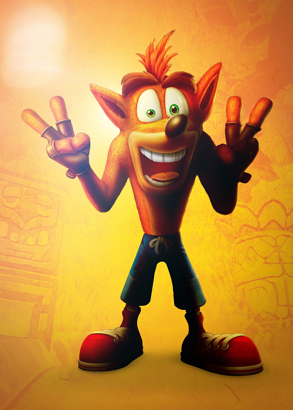 Crash Orange: постер из коллекции Crash Bandicoot