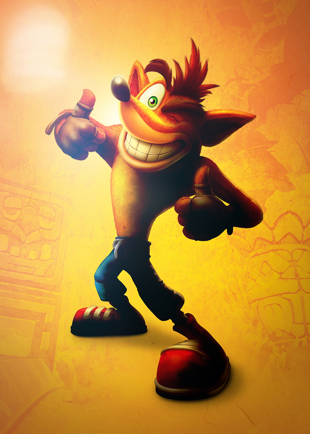 Thumbs Up!: постер из коллекции Crash Bandicoot