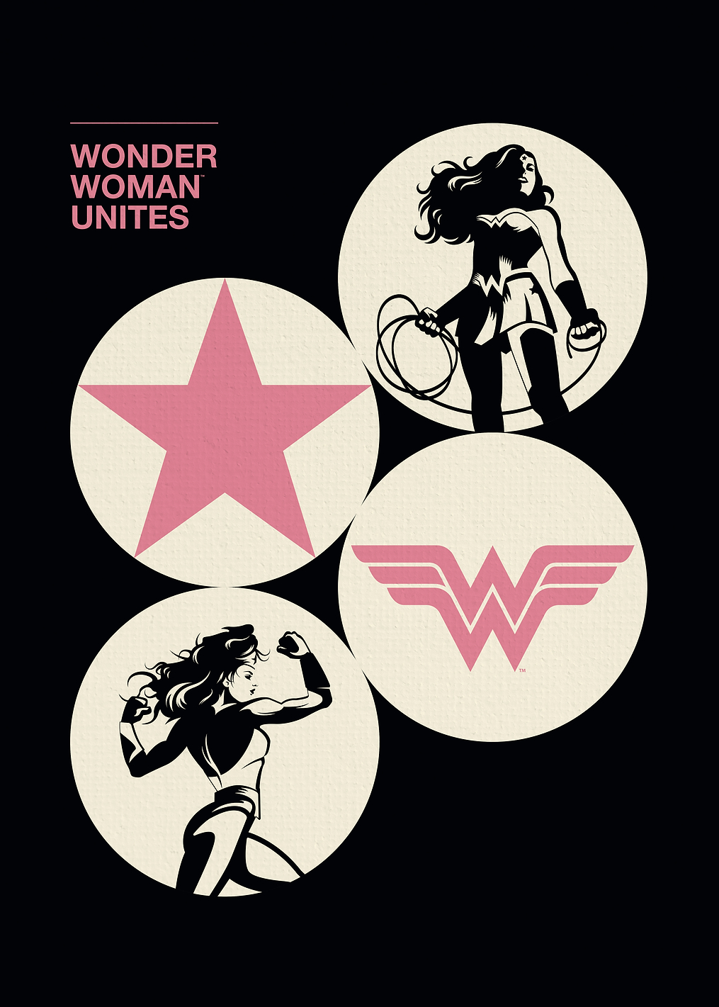 WW Unites: постер из коллекции DC Comics