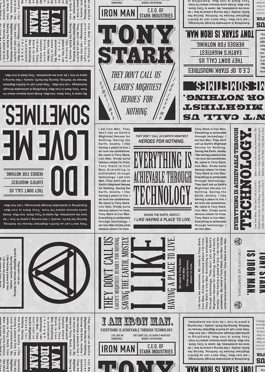 Newspaper: постер из коллекции Marvel