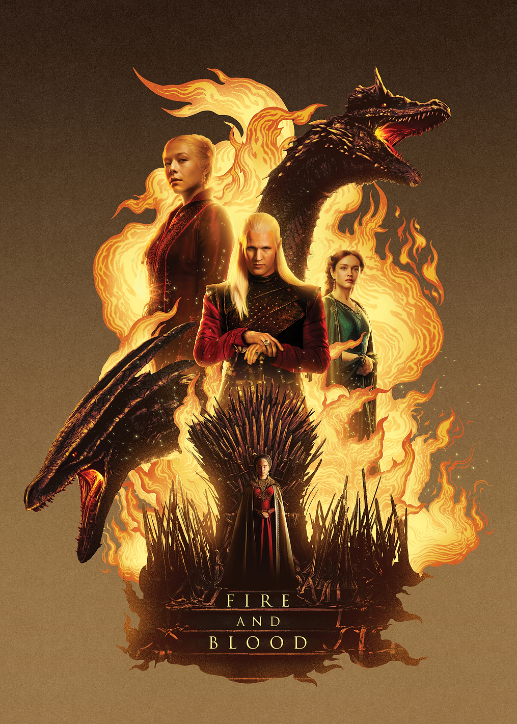 Fire and Blood: постер из коллекции House of the Dragon