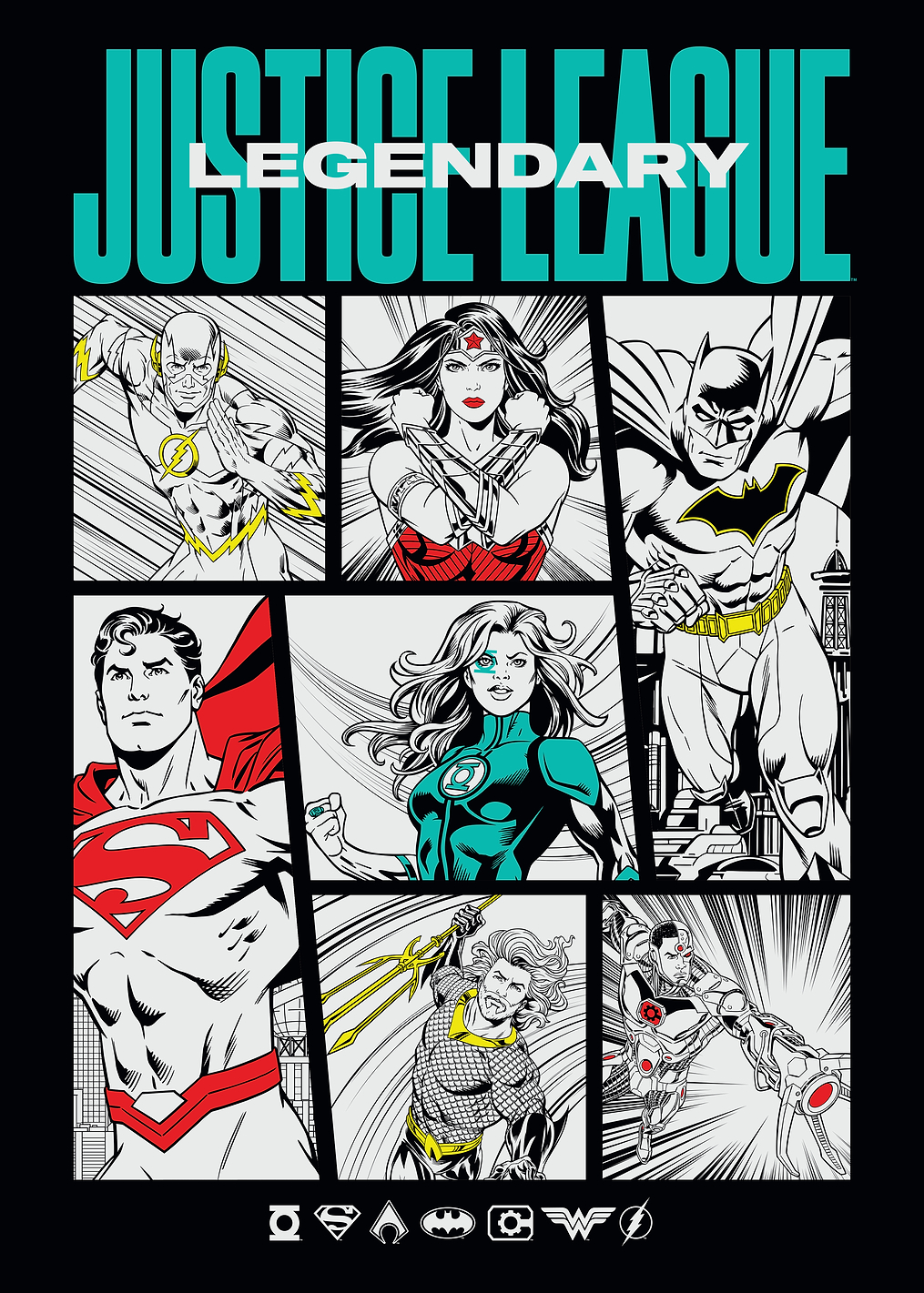 Legendary JL Dark: постер из коллекции DC Comics