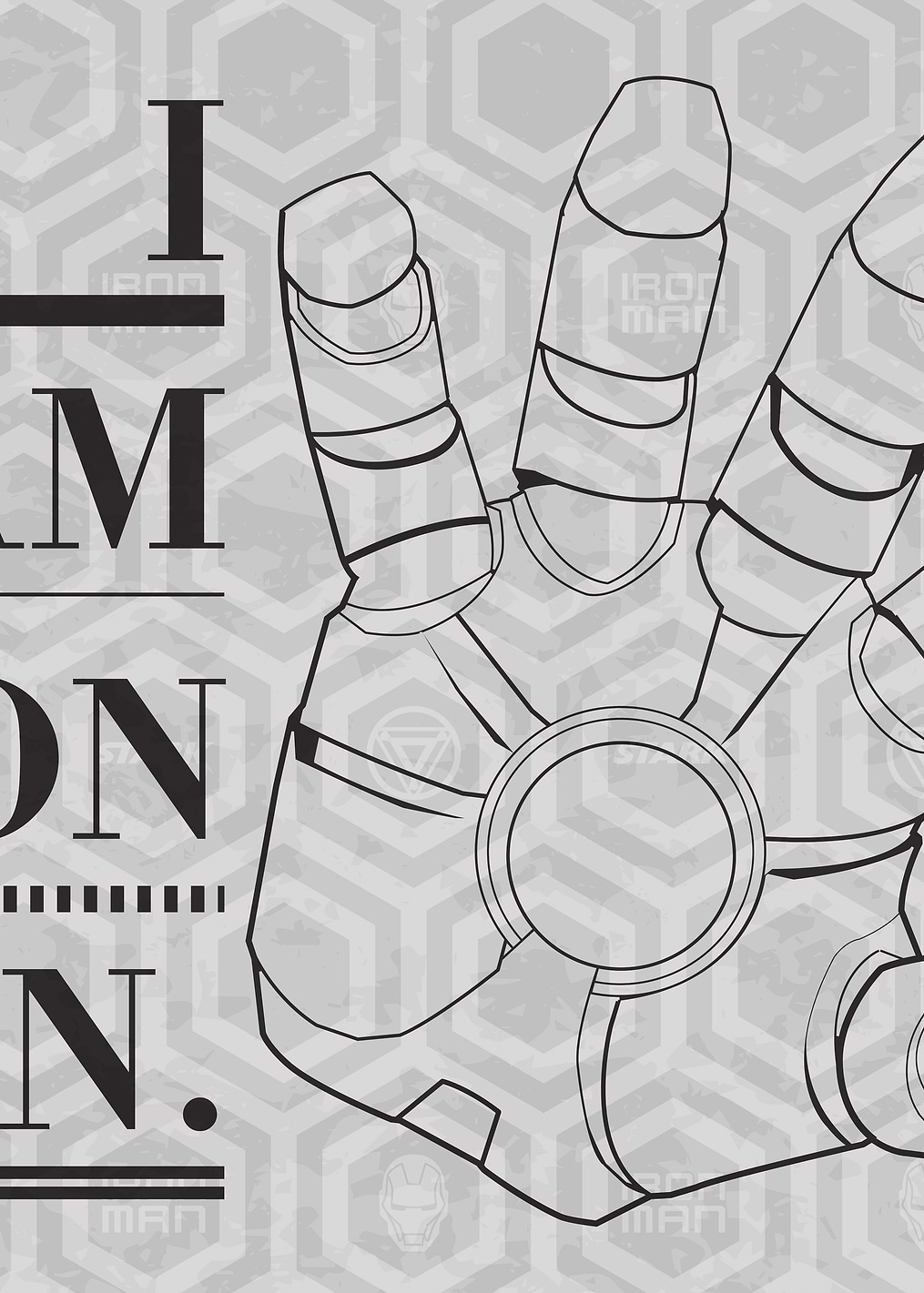 I am Iron Man: постер из коллекции Marvel
