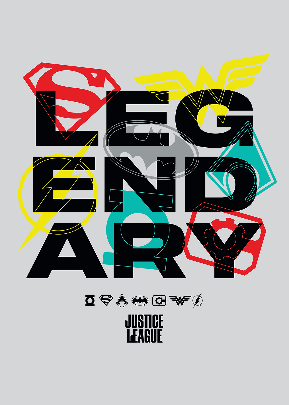 Legendary Heroes: постер из коллекции DC Comics