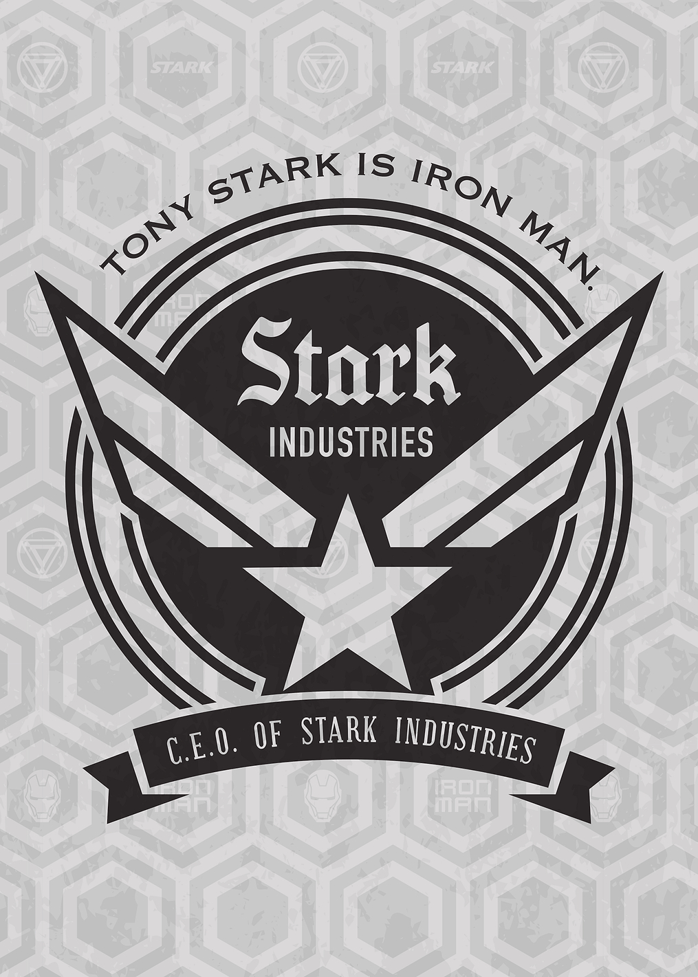 Stark badge: постер из коллекции Marvel