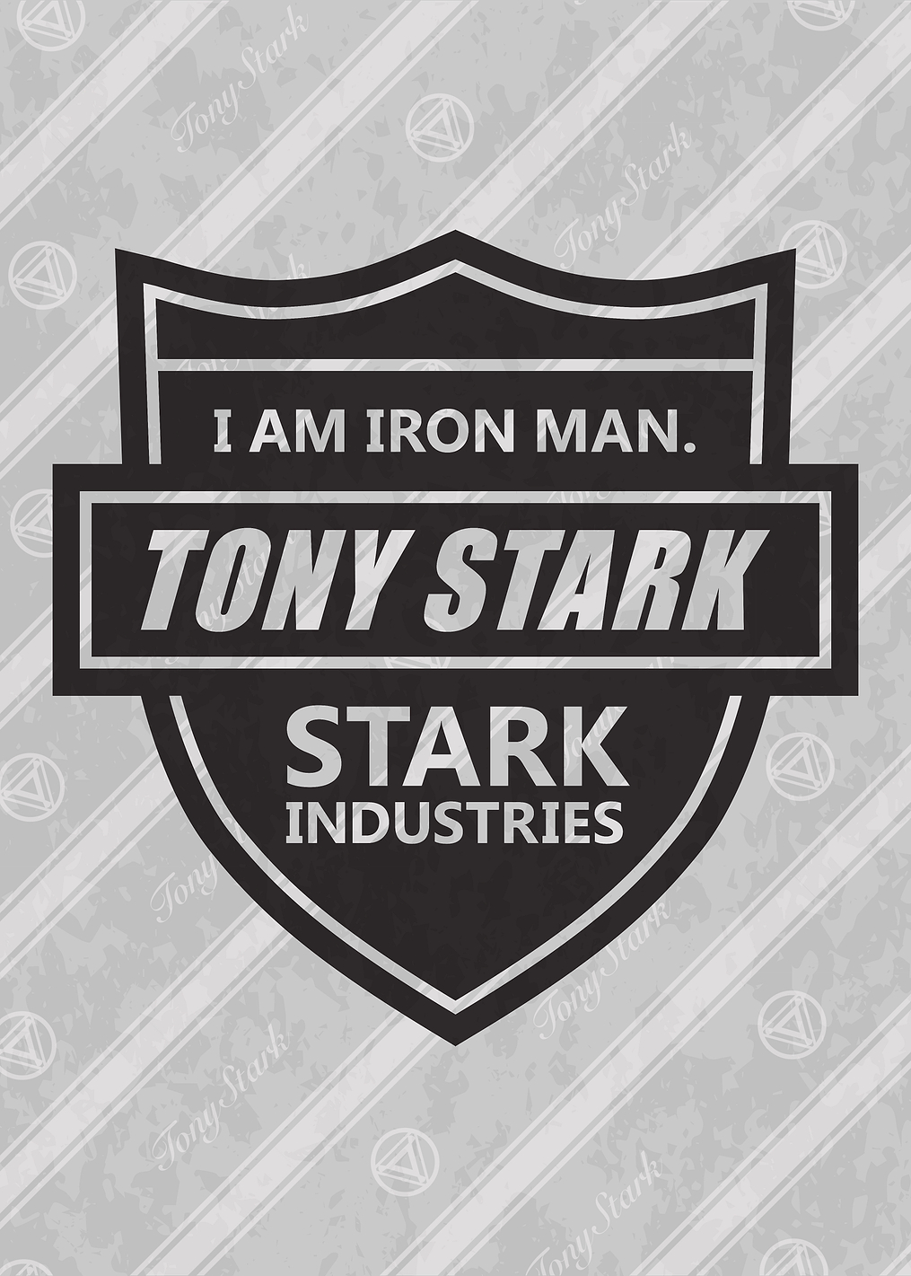 Tony's shield: постер из коллекции Marvel
