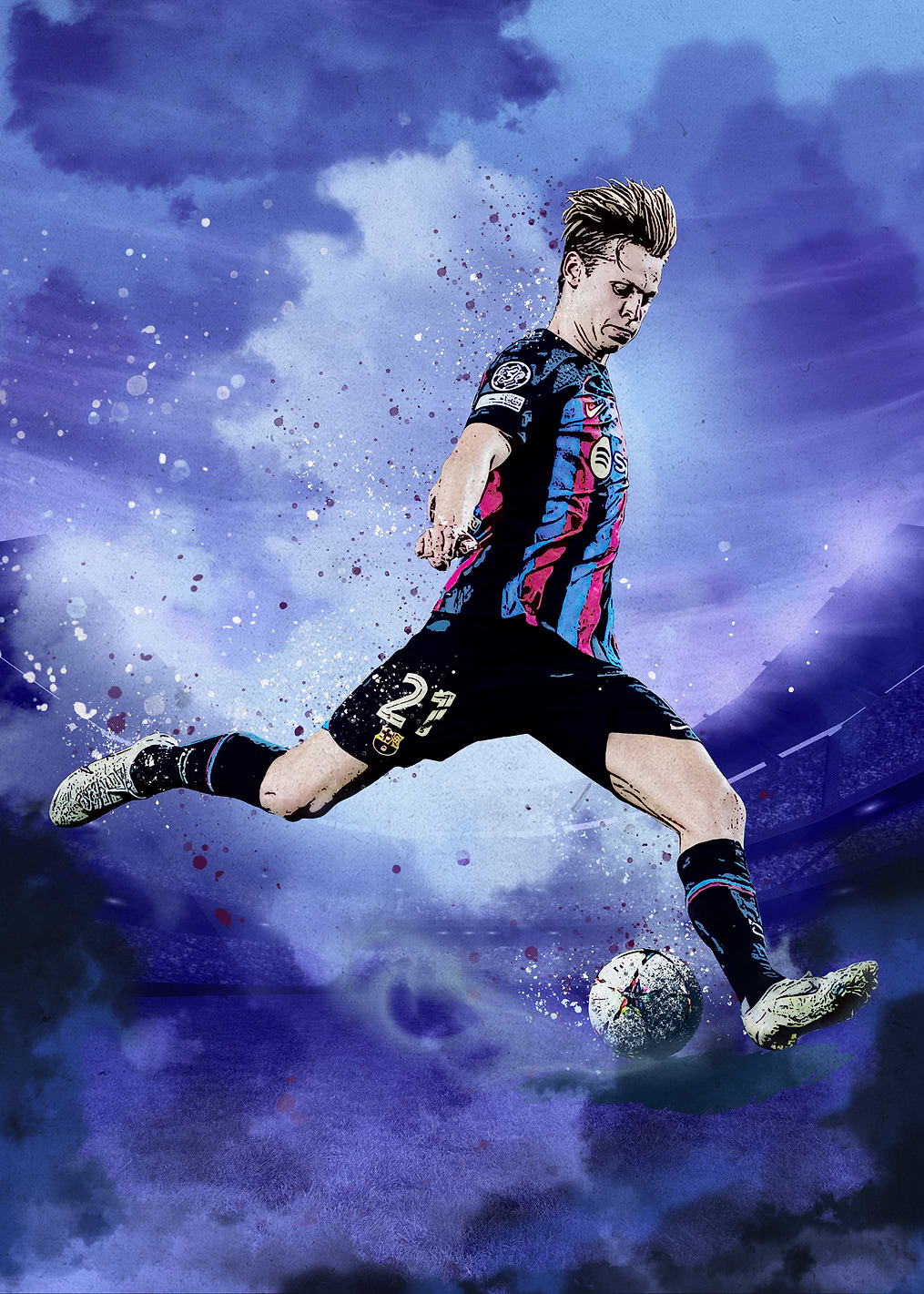 De Jong: постер из коллекции Barça