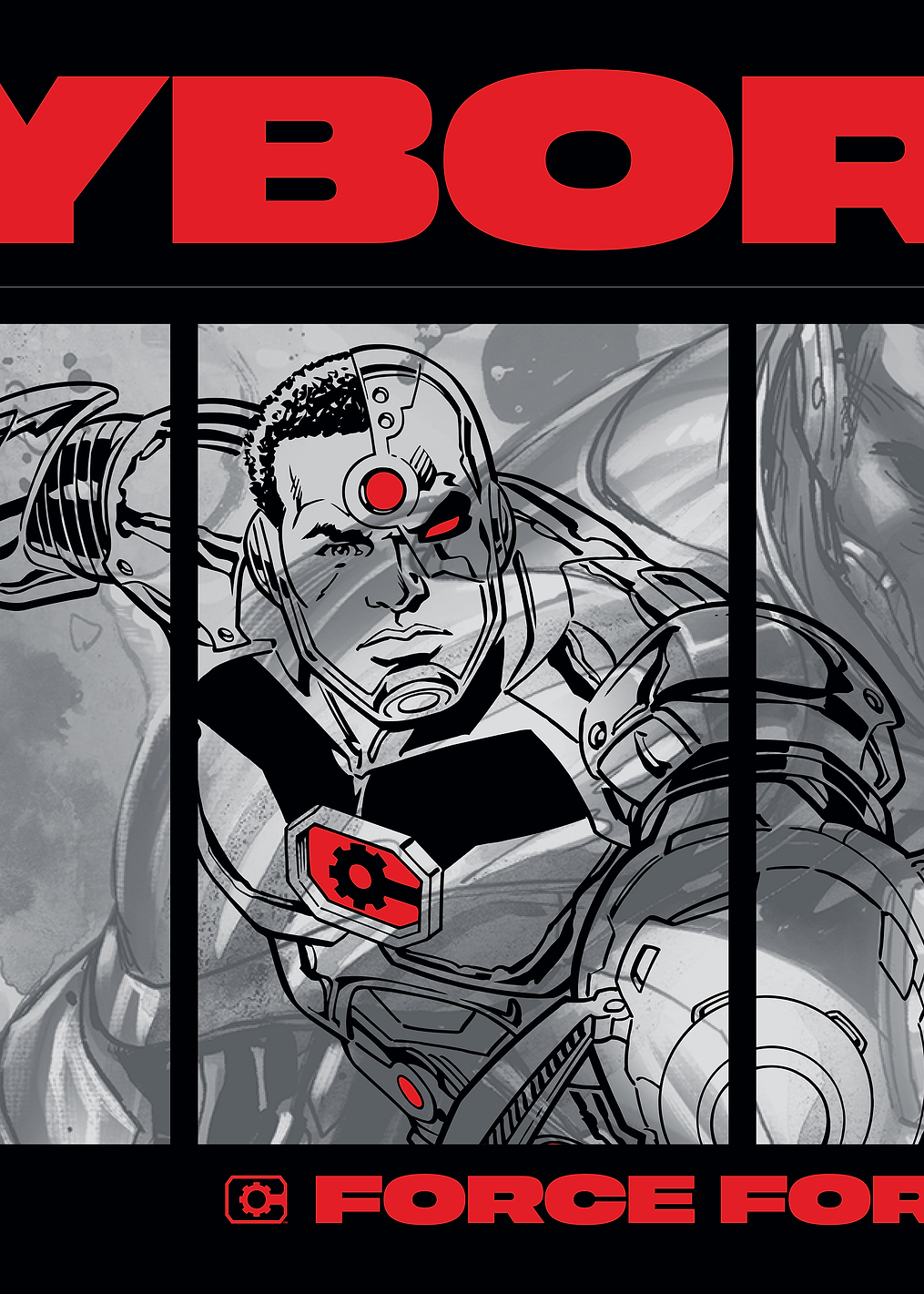 Half Man Half Machine: постер из коллекции DC Comics