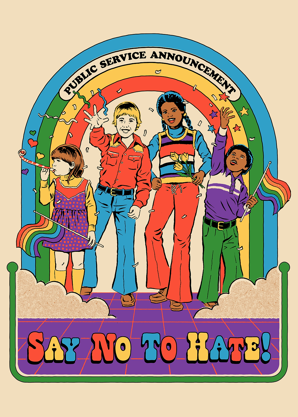 Say No to Hate: постер из коллекции Steven Rhodes