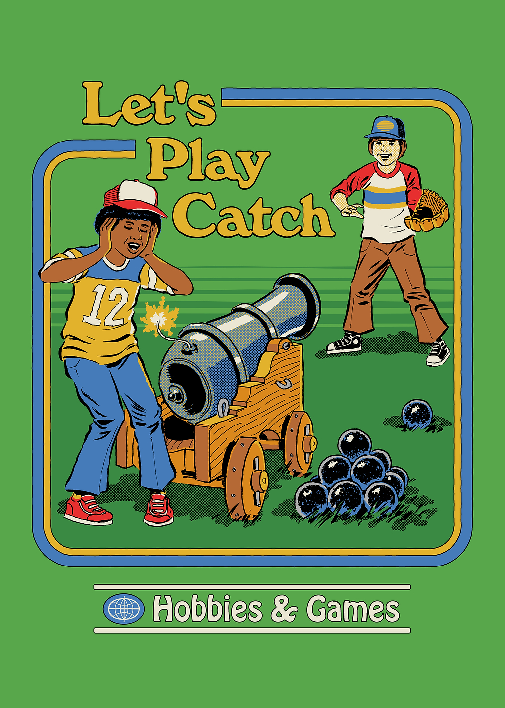 Let's Play Catch: постер из коллекции Steven Rhodes