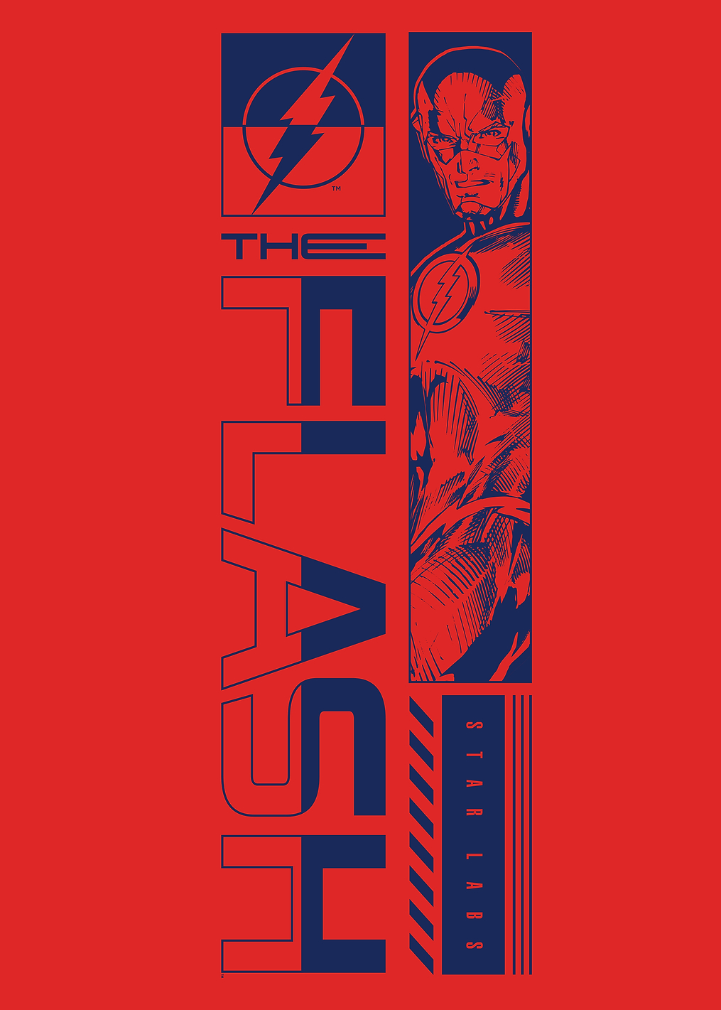 Red Superspeed: постер из коллекции DC Comics