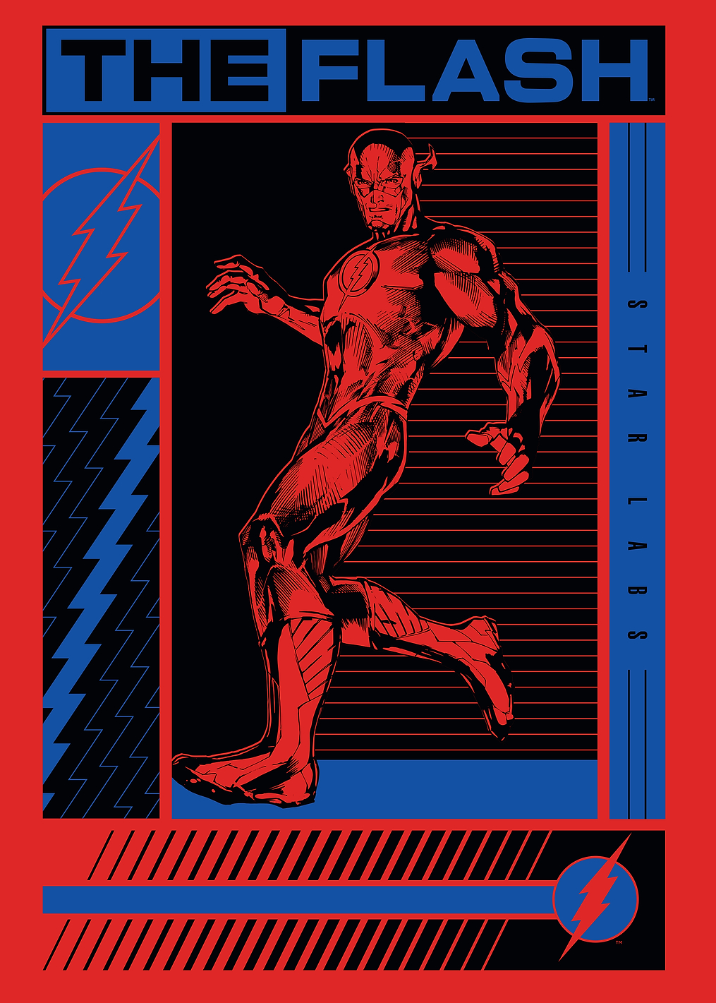 Blue Flash: постер из коллекции DC Comics