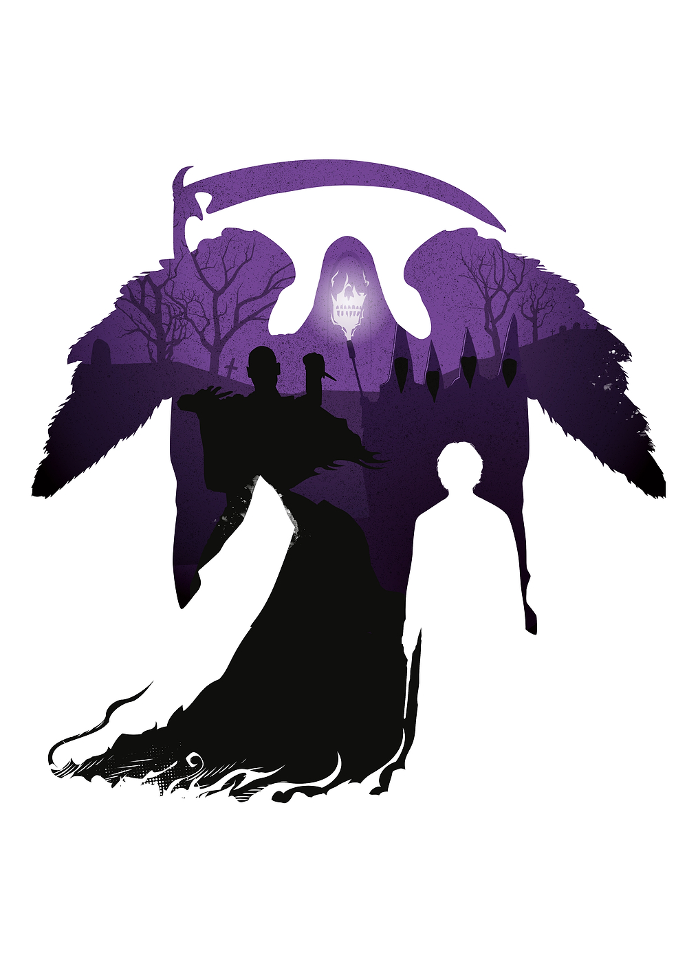 Deathly Silhouette: постер из коллекции Wizarding World