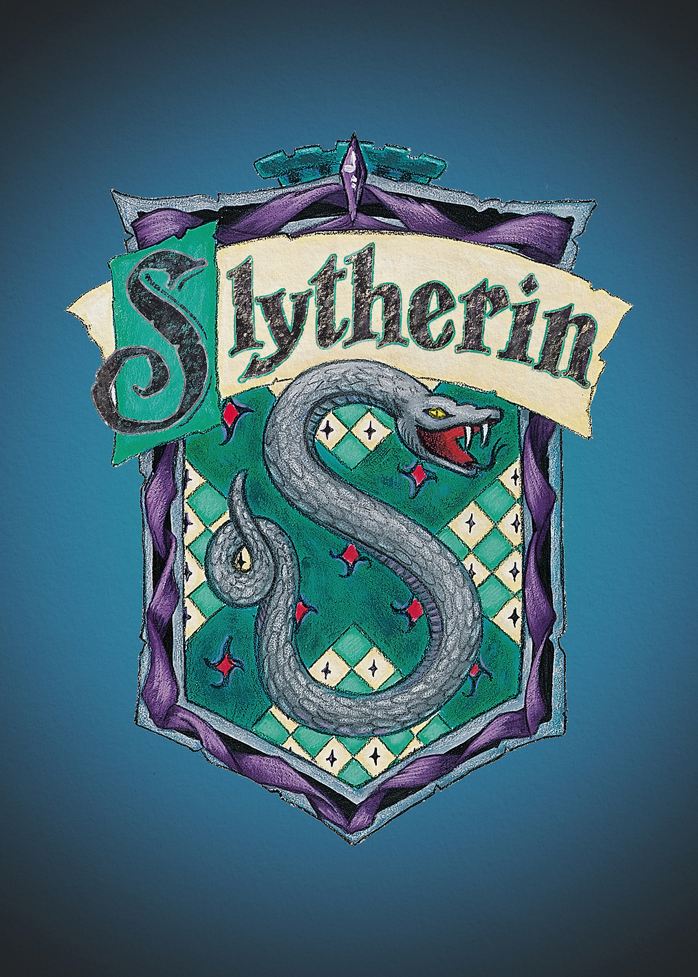 Slytherin Emblem: постер из коллекции Wizarding World