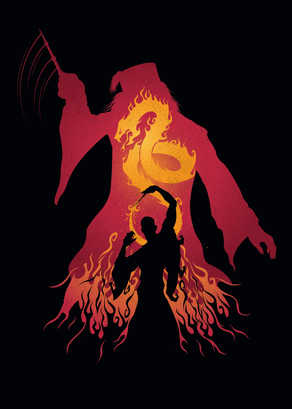 Dumbledore vs. Voldemort: постер из коллекции Wizarding World