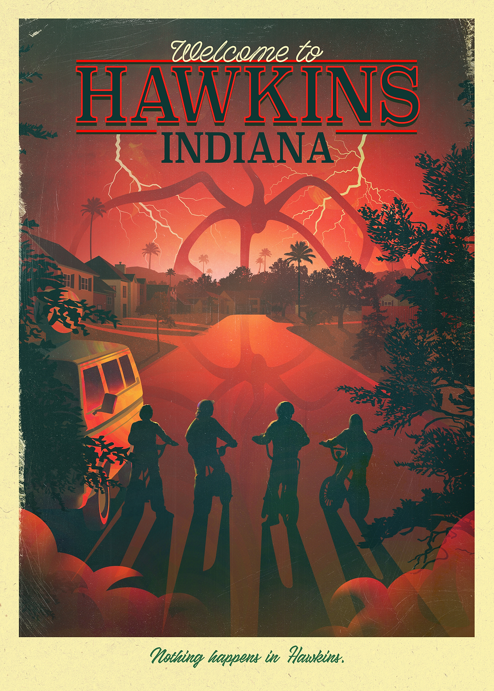 Welcome to Hawkins: постер из коллекции Stranger Things Series