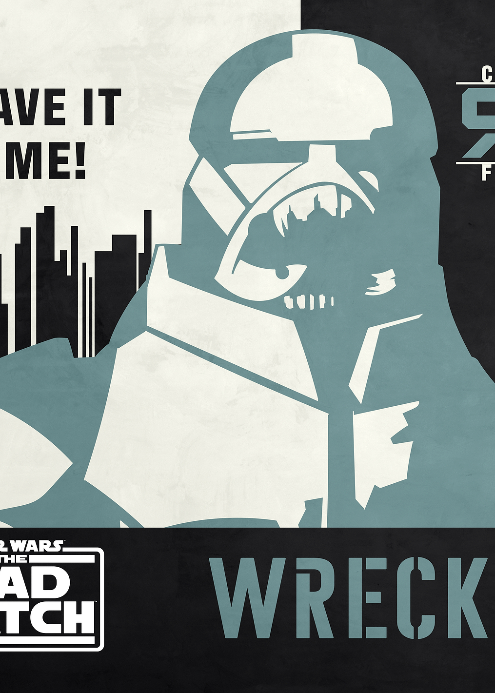 Bad Batch Wrecker: постер из коллекции Star Wars