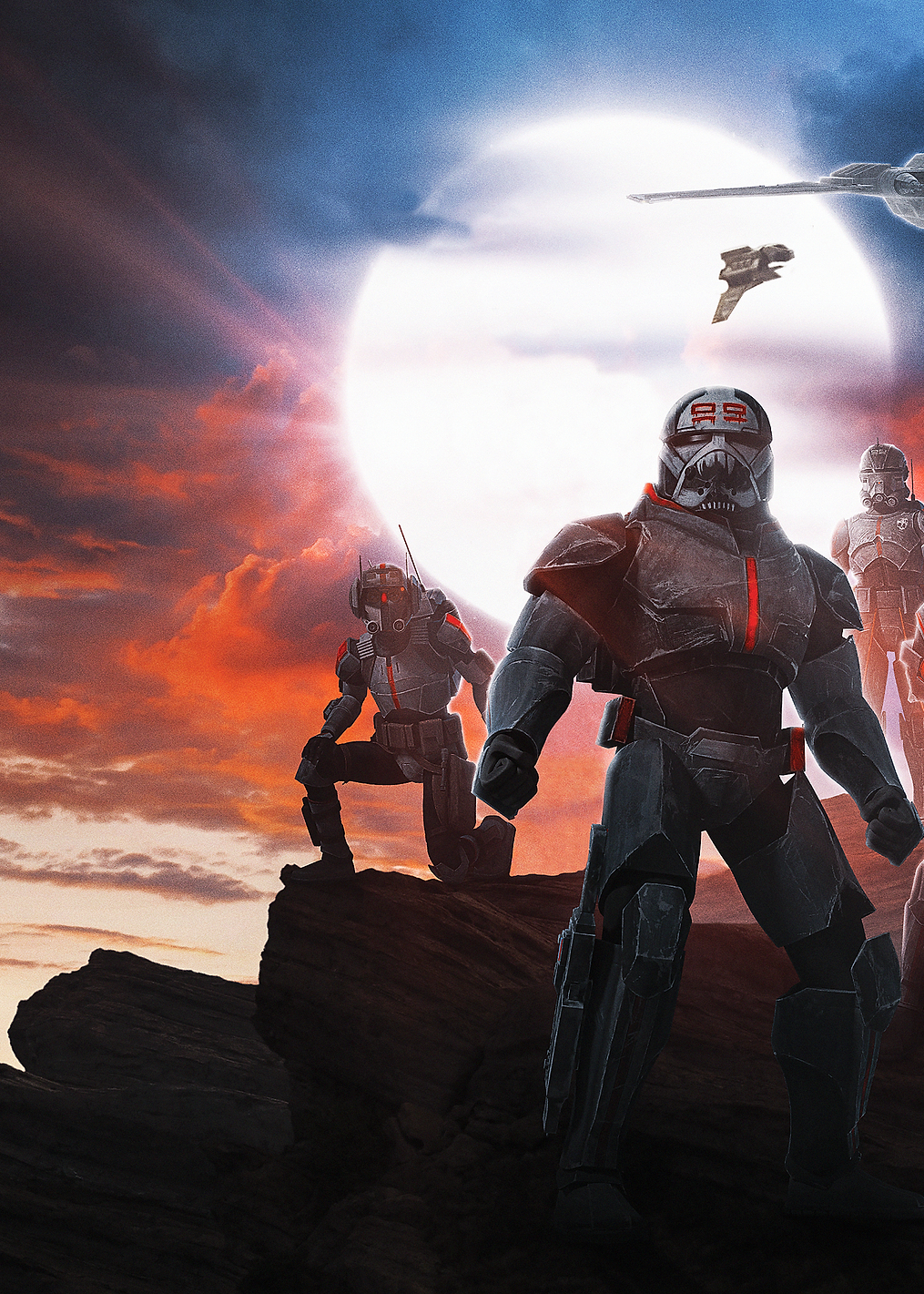 The Bad Batch landscape: постер из коллекции Star Wars