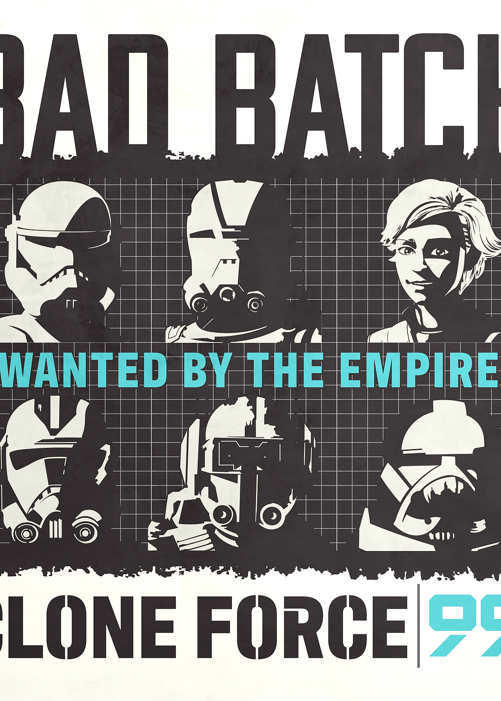 Bad Batch characters: постер из коллекции Star Wars