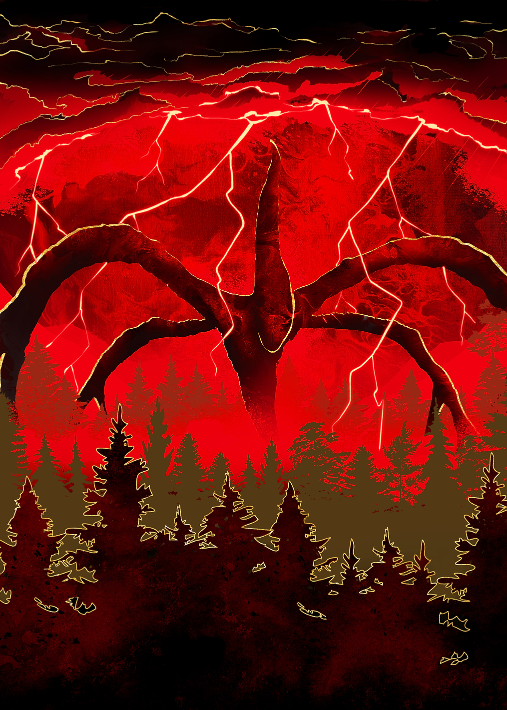 Mind Flayer: постер из коллекции Stranger Things Series