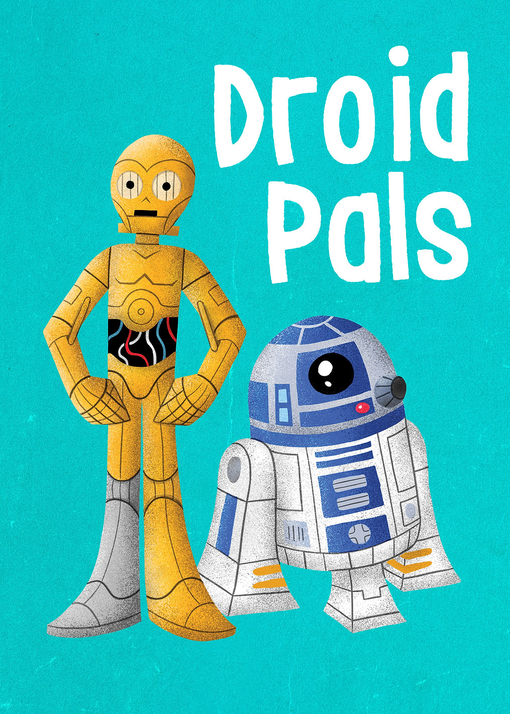 Droids pals: постер из коллекции Star Wars