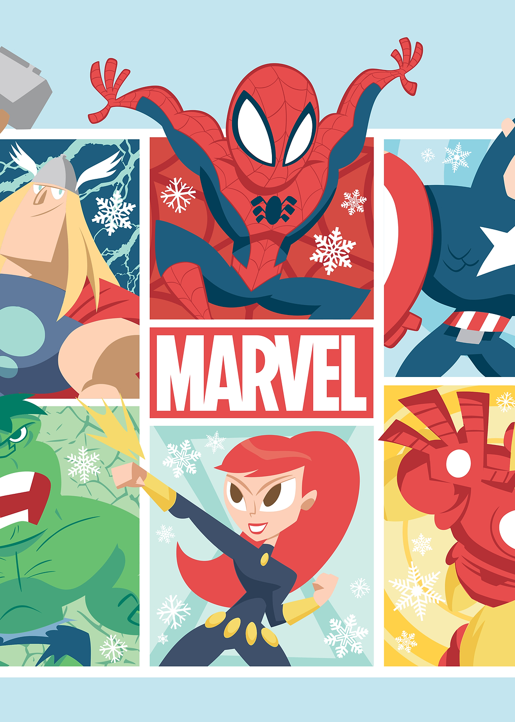 Marvel Winter Holidays: постер из коллекции Marvel