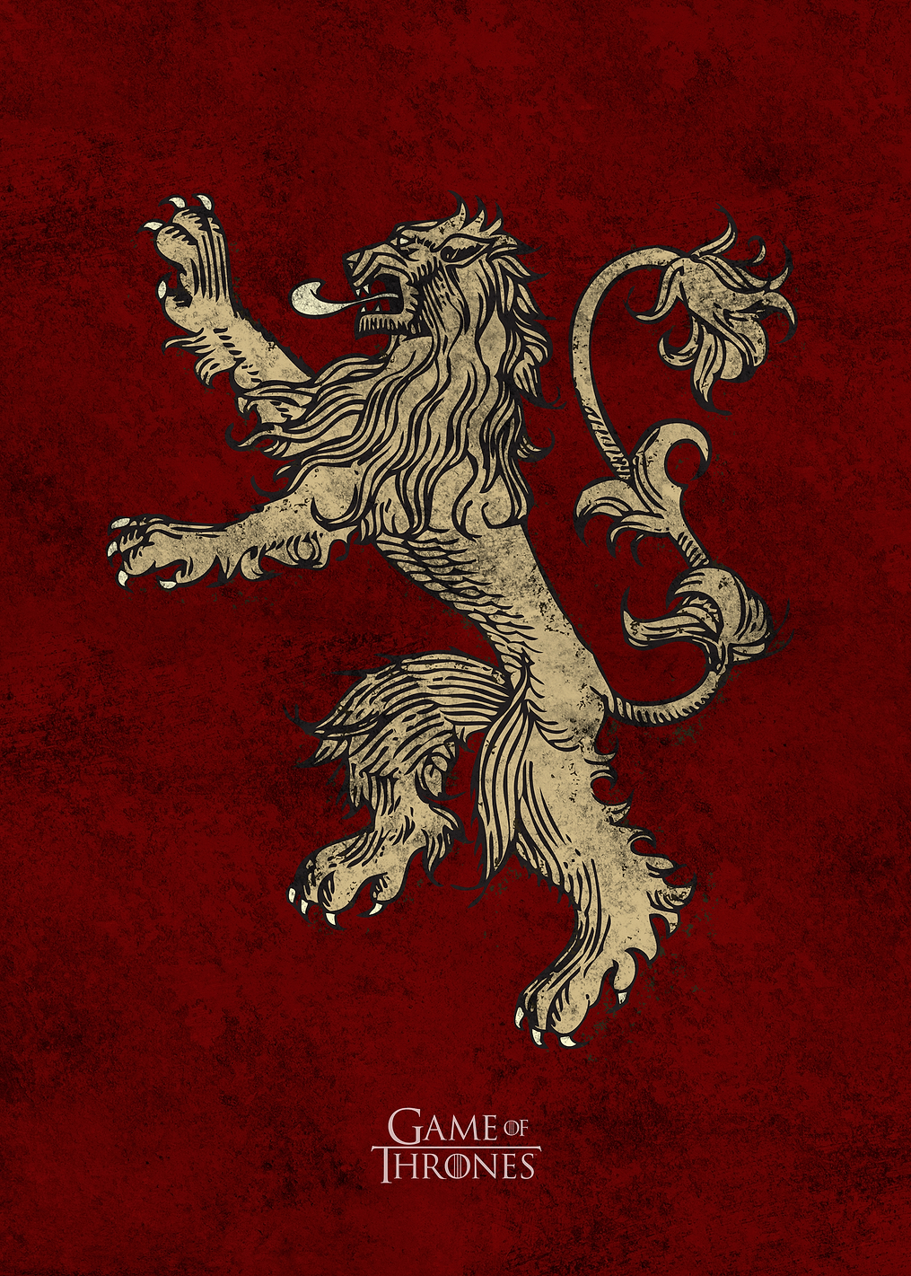 Lannister Dark Sigil: постер из коллекции Game of Thrones