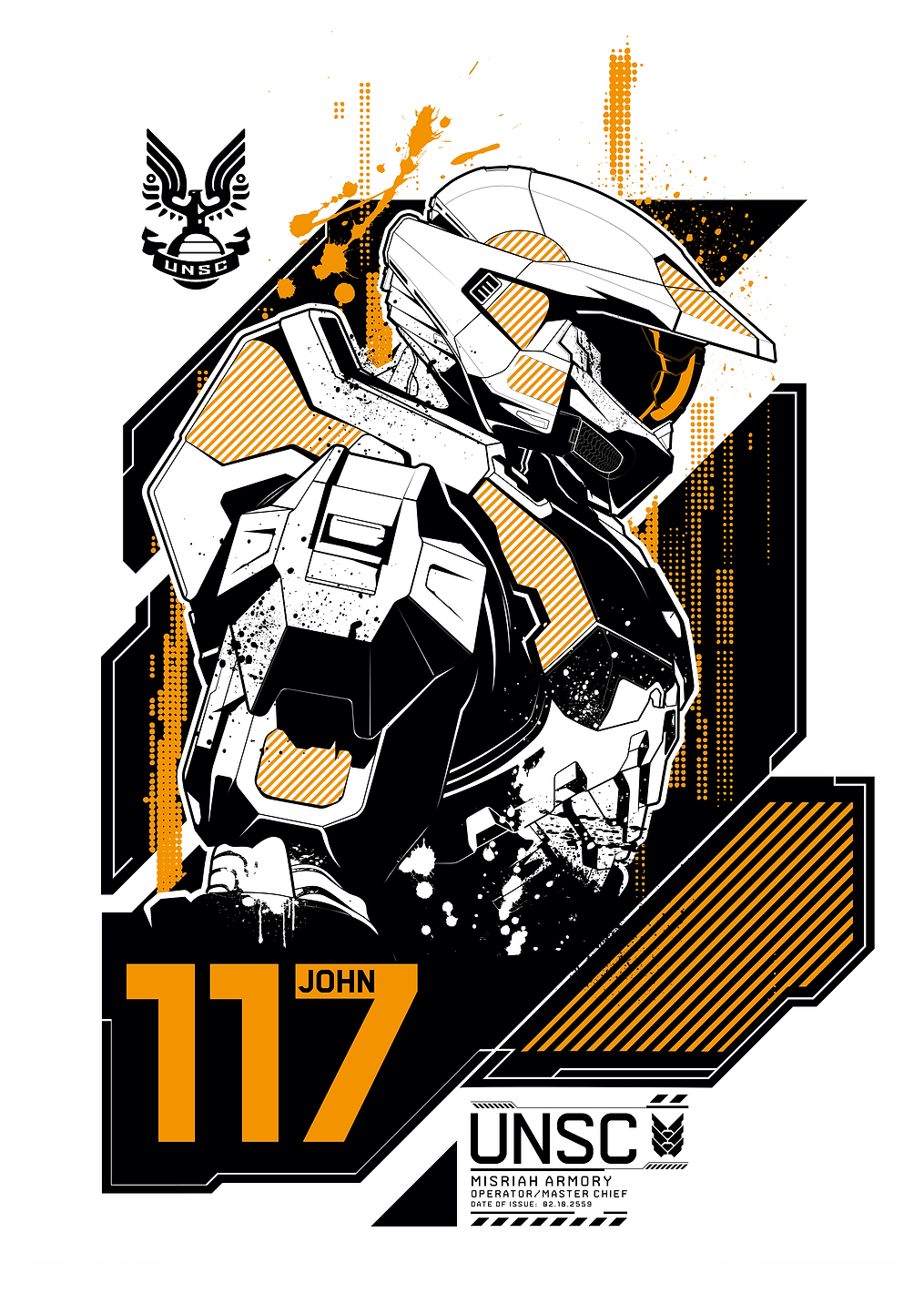 John 117: постер из коллекции HALO Game