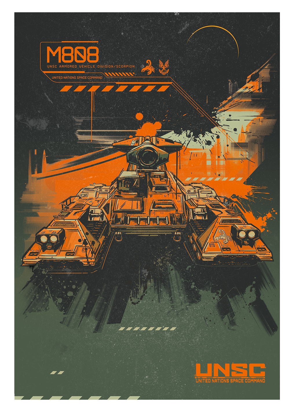 M808: постер из коллекции HALO Game