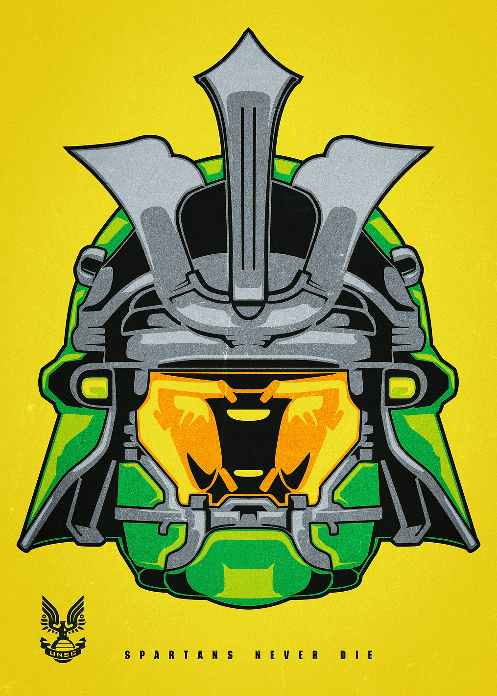 Hikeshi Helmet: постер из коллекции HALO Game