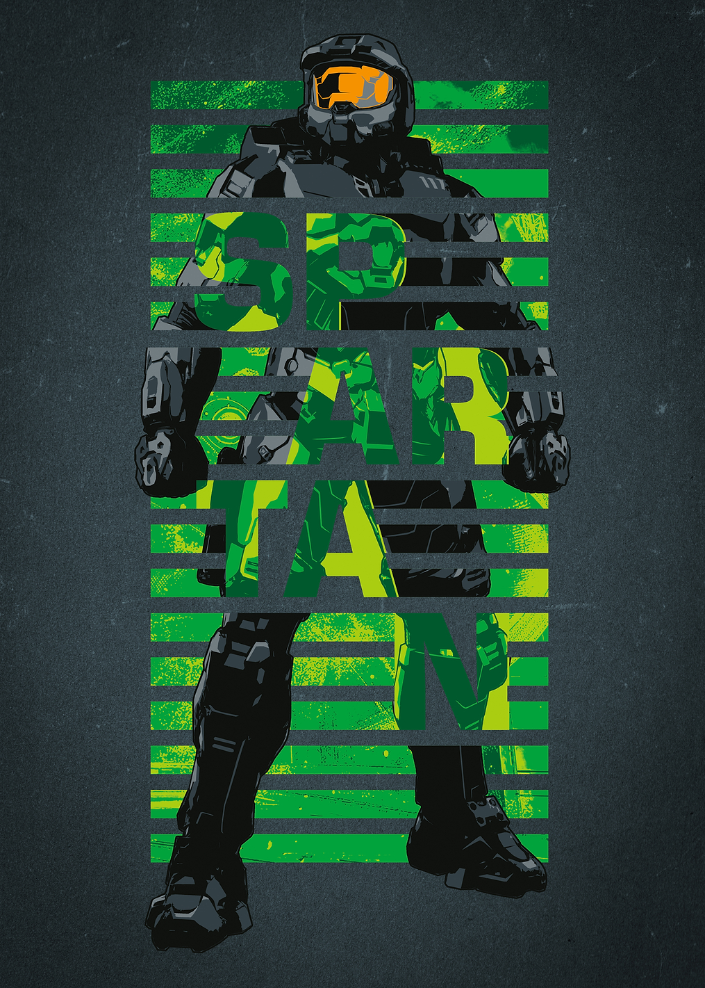 Master Chief Spartan: постер из коллекции HALO Game