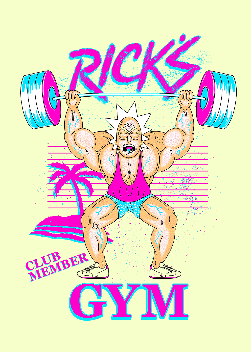 Rick's Gym: постер из коллекции Rick and Morty