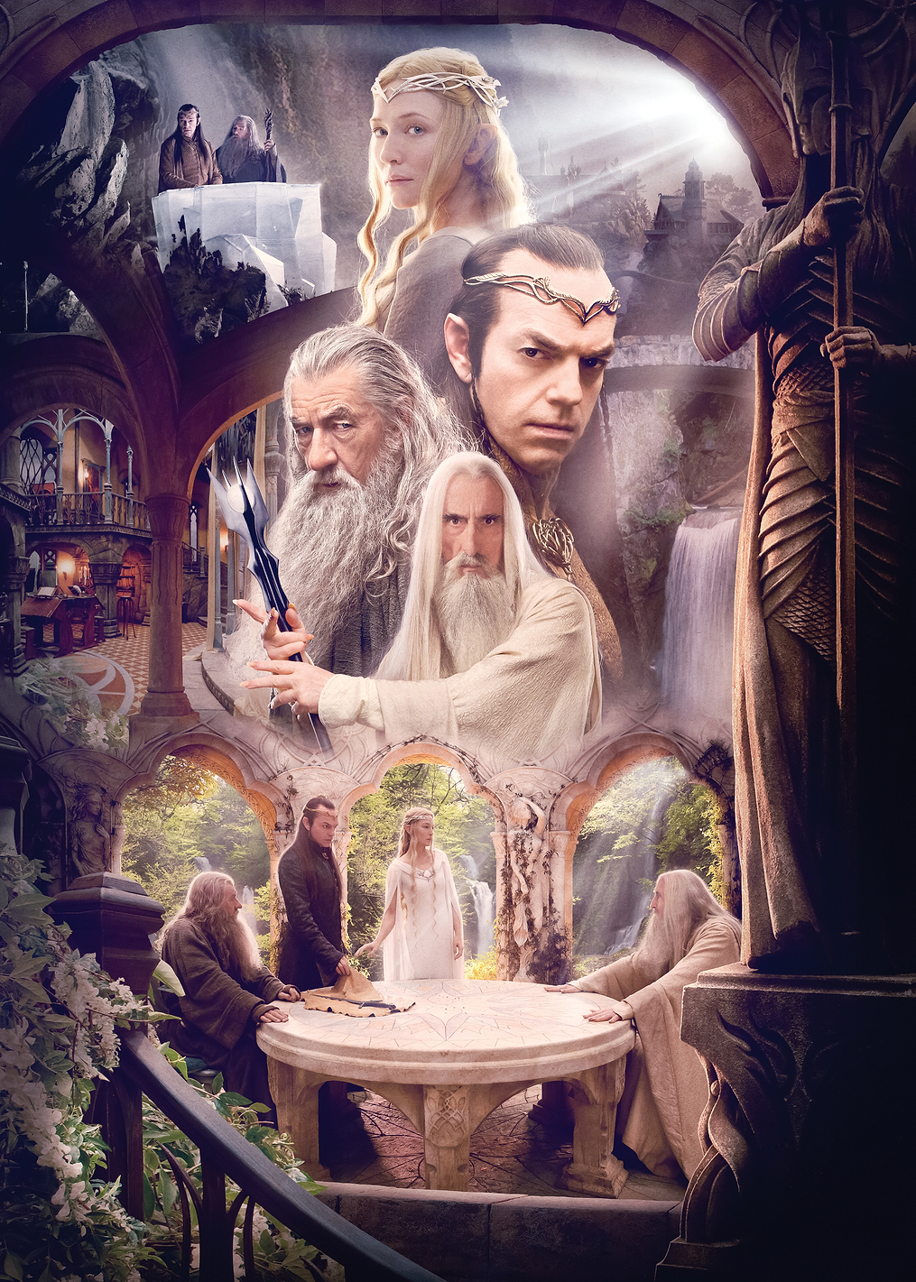 The White Council Meeting: постер из коллекции Middle-earth