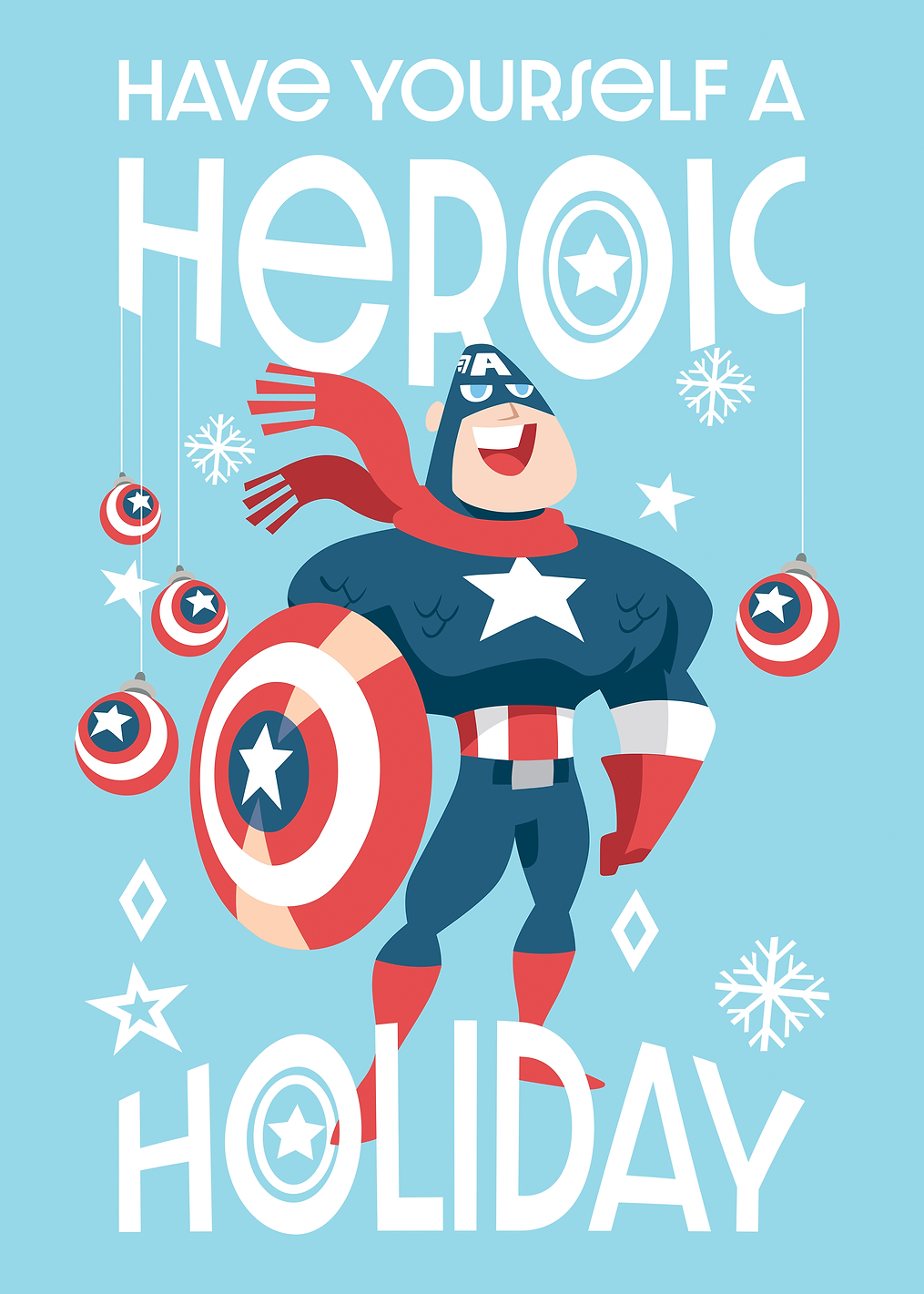 Heroic Holiday: постер из коллекции Marvel