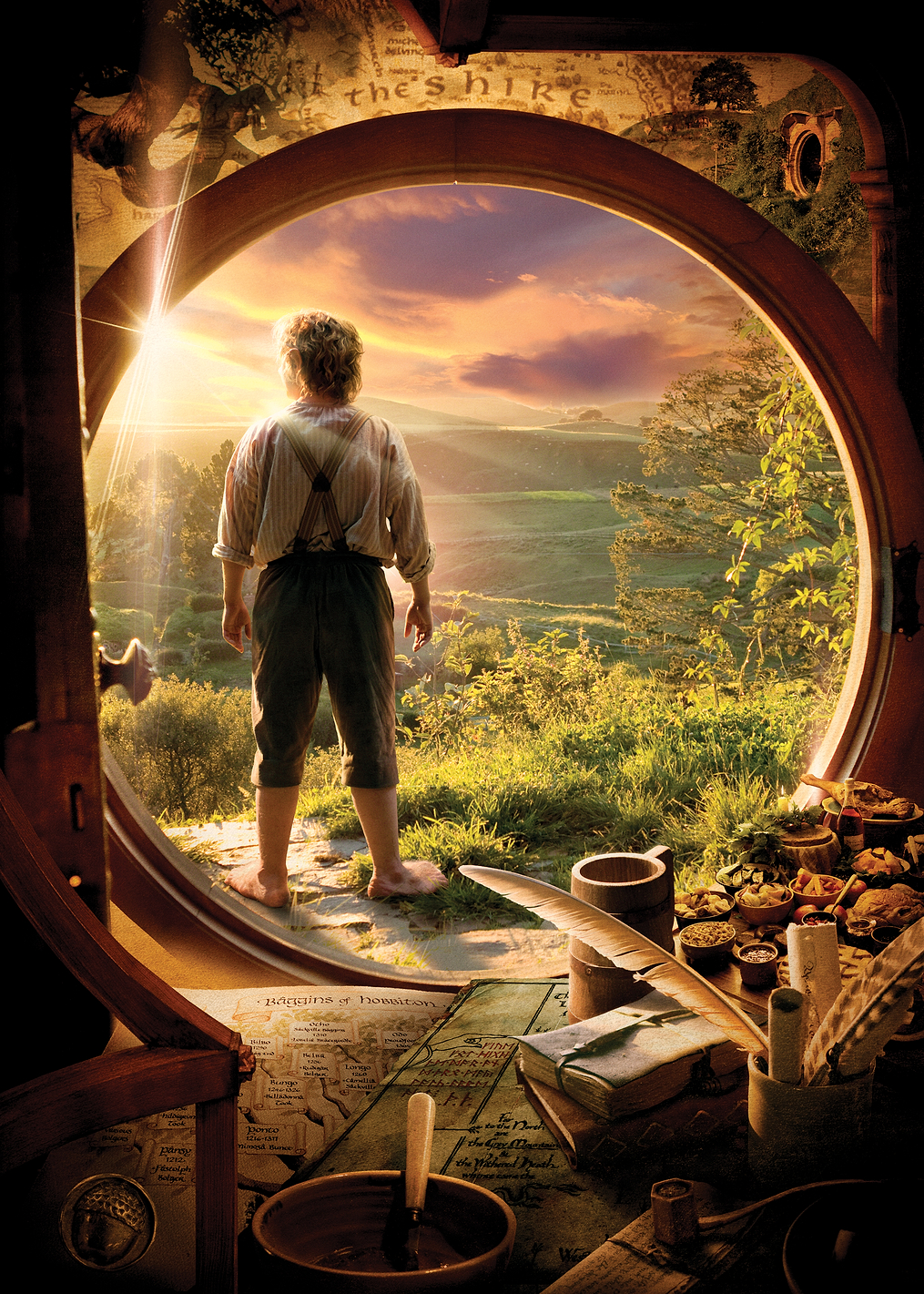 Leaving Bag End: постер из коллекции Middle-earth