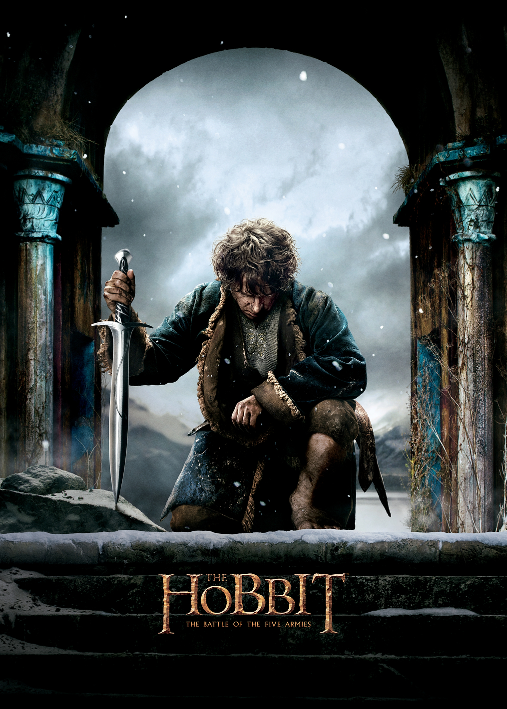 Bilbo Baggins kneel: постер из коллекции Middle-earth