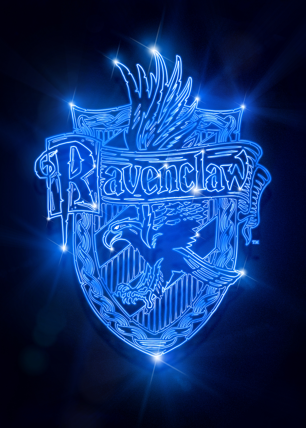 Ravenclaw Neon Crest: постер из коллекции Wizarding World