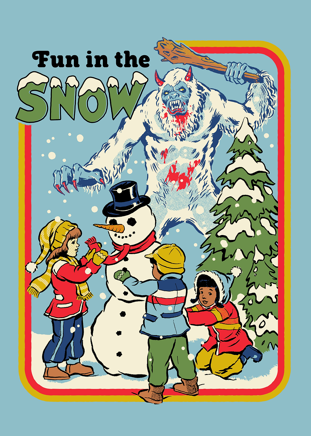 Fun in the snow: постер из коллекции Steven Rhodes