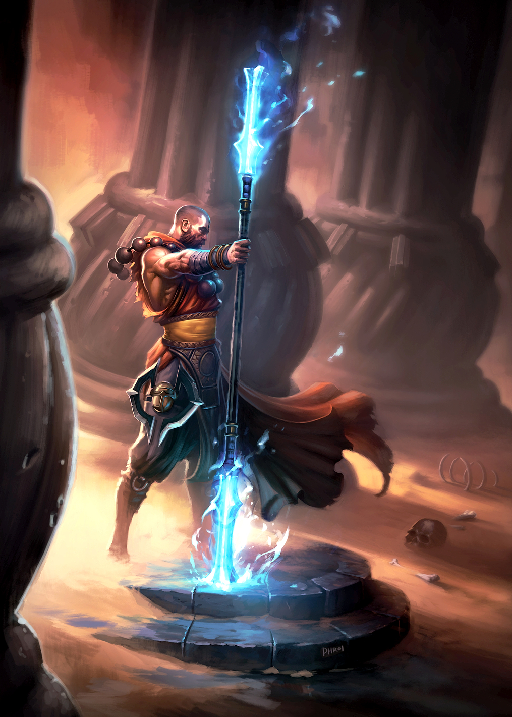 Monk Magic: постер из коллекции Diablo