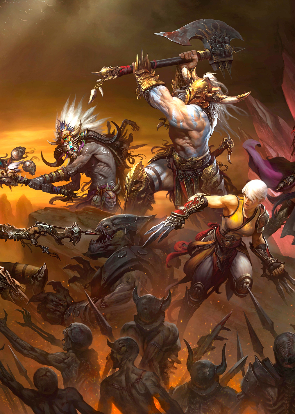 Diablo III Heroes: постер из коллекции Diablo
