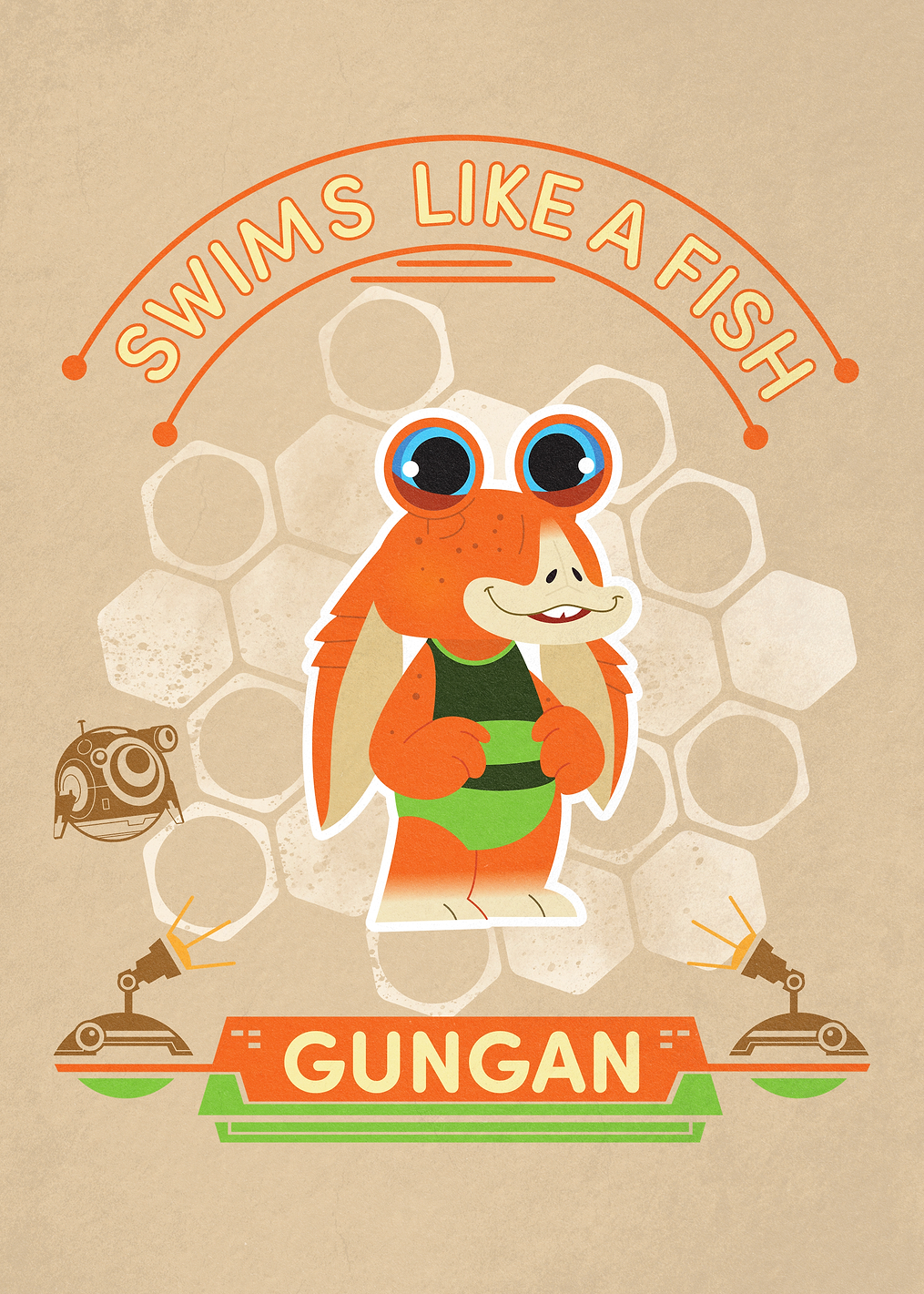 Gungan: постер из коллекции Star Wars