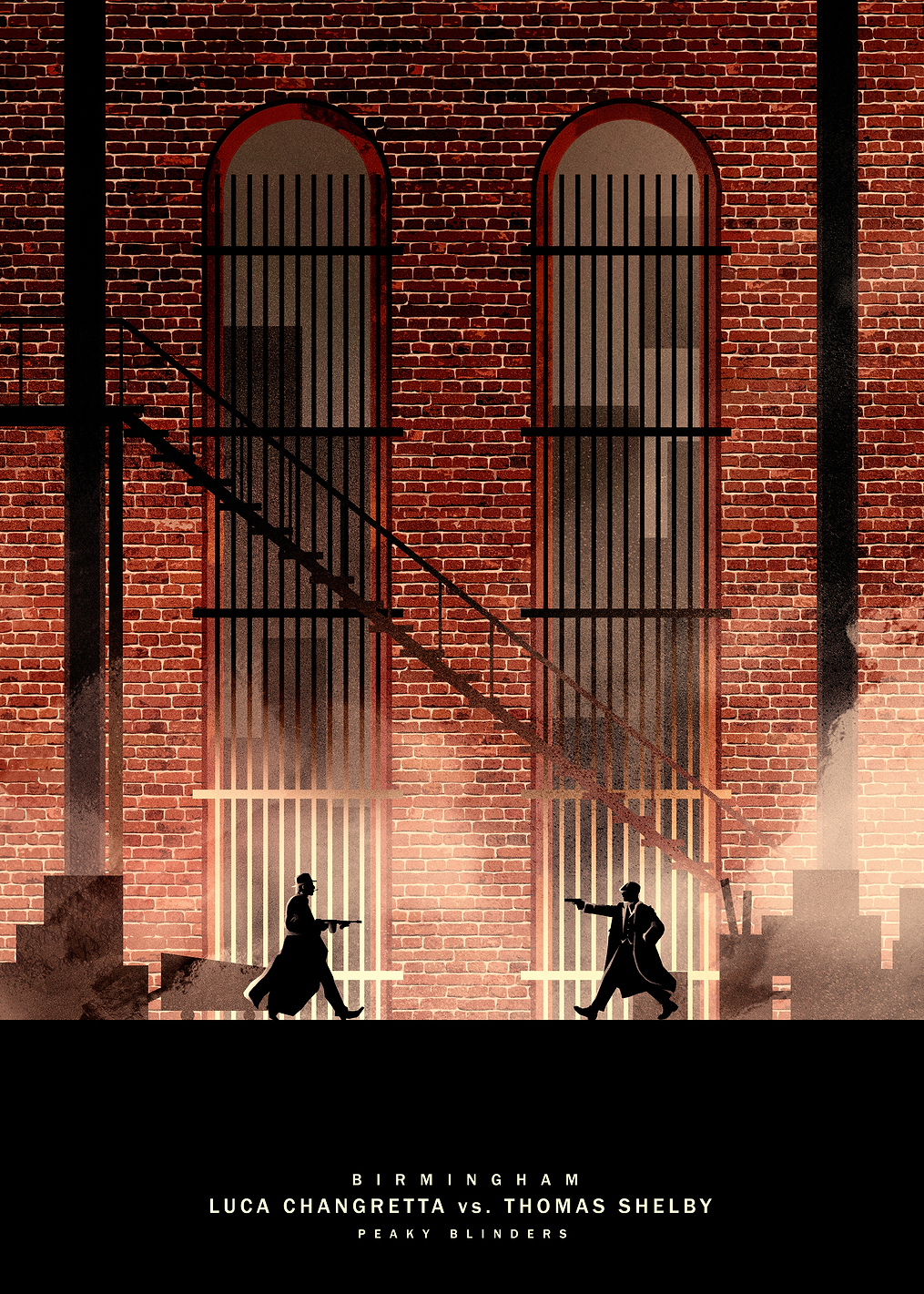 Shelby And Changretta: постер из коллекции Peaky Blinders